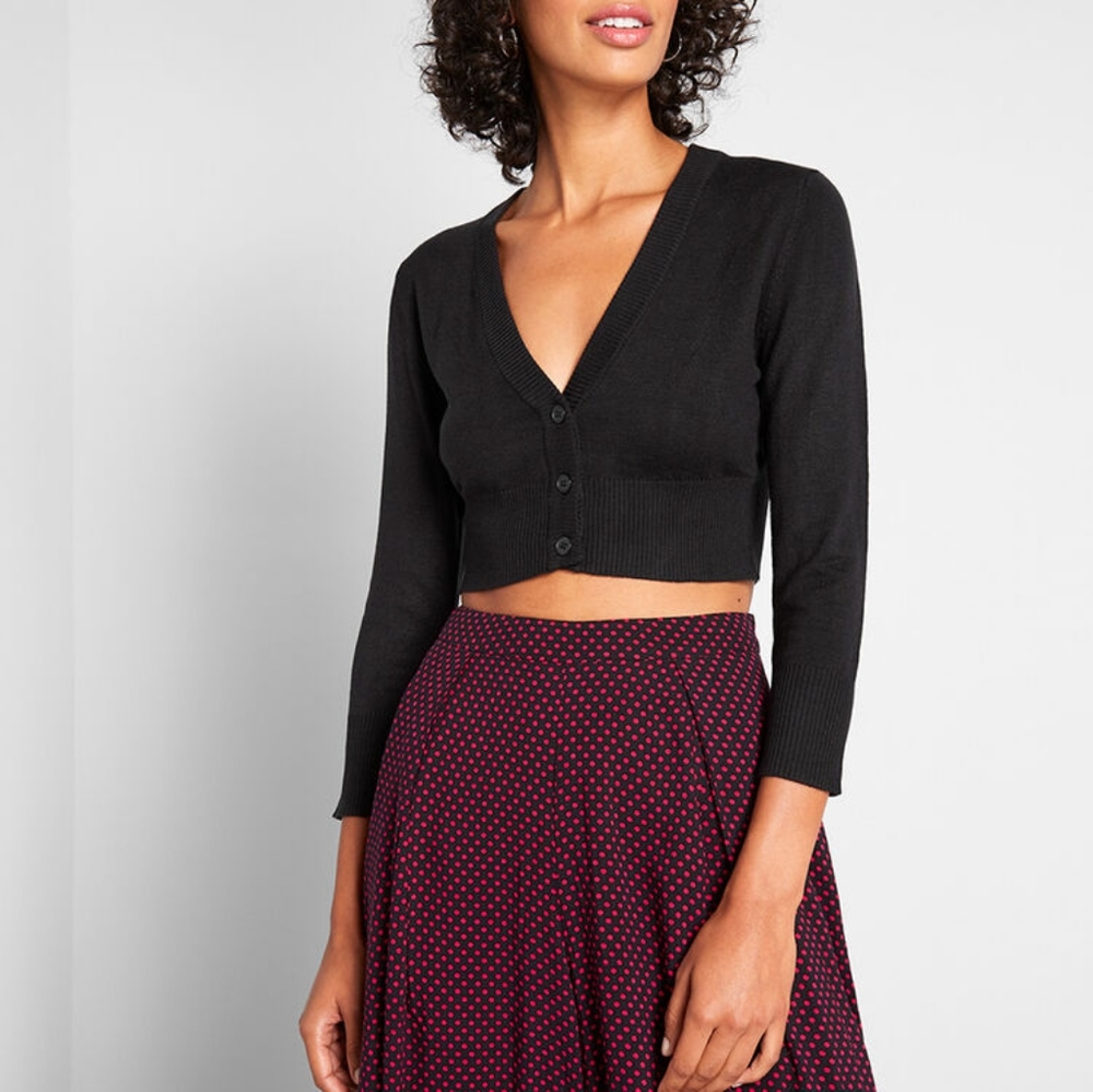 Dream of The Crop Top in black